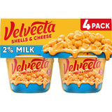 Velveeta Shells & Cheese Single-Serve Microwave Cups – Fast Lunch Break Meal for Office Pantries, 3.5-Minute Prep, 2.19 oz 4-Pack