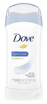 Dove Original Clean Antiperspirant for Women – Mindful Morning Self-Care Routine with Long-Lasting 24-Hour Freshness, Bathroom Vanity Essential, 2.6 oz, 6-Pack