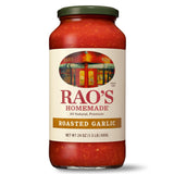 Rao's Homemade Tomato Sauce Roasted Garlic | Connoisseur's Choice for Carb-Conscious Italian Cooking | All-Natural Luxury Pantry