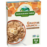 Cascadian Farm Organic Graham Crunch Cereal – Organic After-School Snack for Kids and Family Pantry