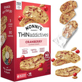 Nonni's Cranberry Thin Addictives – Pre-Portioned Care Package Snack for Thoughtful Gifting