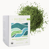 Rishi Tea Matcha Super Green Japanese Tea – Soothing Yoga & Mindfulness Beverage, Clean Caffeinated Sachet Ritual