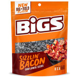 BIGS Sizzlin' Bacon Sunflower Seeds — Rugged Snack for Fishing Docks and Hunting Blinds, 5.35 oz Bag