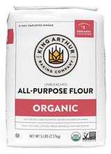 King Arthur Organic All-Purpose Flour for Wholesome Self-Care Baking Sessions, 5 lb Unbleached Wheat for Nourishing Recipes