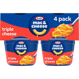 Kraft Triple Cheese Mac & Cheese Microwave Cups – Better-for-You Mac and Cheese for Guilt-Free Indulgence