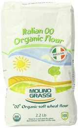Molino Grassi Italian 00 Flour – Home Kitchen Baking Essential for Neapolitan Pizza and Fresh Egg Pasta
