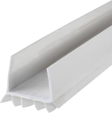 M-D Building Products Vinyl Cinch® U-Shape Door Bottom Seal in Clear and Neutral Tones, Unobtrusive Draft Stopper for Interior Doors