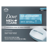 Dove Men + Care 3-in-1 Bar Cleanser Blue Eucalyptus + Birch for Men Dermatologist-Tested Bar, Soap Alternative for Body Face and Shave