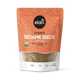 Elan Organic Sesame Seeds for Intentional Home Cooks, Raw Unsulphured Whole Seeds in Minimalist Pantry Pack