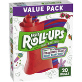 Betty Crocker Fruit Roll-Ups Variety Pack – Birthday Goody Bag Filler for Classroom Parties, Individually Wrapped Fruit Snack, 20 Rolls