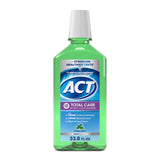 ACT Fresh Mint Alcohol-Free Mouthwash 33.8 oz – Non-Irritating Daily Cavity Protection Rinse
