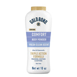 Gold Bond Comfort Body Powder for Men and Women – Shareable Unisex Body Powder for Mom, Dad, and Teens, 10 oz. Talc-Free Fresh Clean Scent