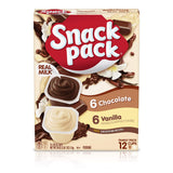 Snack Pack Pudding Cups 12-Count – Sweet Side for Kids Lunchboxes, Field Trips, and Birthday Parties