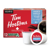 Tim Hortons French Vanilla Coffee, K-Cup Pods for Keurig Brewers – Study Desk Companion, 12 Single-Serve Pods