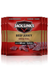 Jack Link's Beef Jerky Variety Pack - Original and Teriyaki - Lunchbox Snack for Elementary Kids and After-School Fuel, 9 Single-Serve Bags