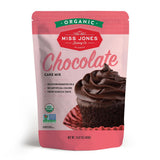 Miss Jones Baking Organic Chocolate Cake Mix – Birthday Gift for Plant-Based Bakers and Clean-Eating Home Chefs
