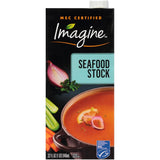 Imagine Seafood Stock 32 oz – One-Carton Seafood Broth, No Additives, No Clutter
