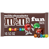 M&M'S Fun Size Milk Chocolate Halloween Candy – Grab-and-Go Trick-or-Treat Packs for Tailgates and Block Parties