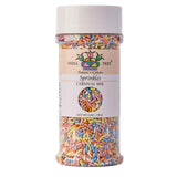 India Tree Nature's Colors Allergen-Free Sprinkles – Lovely Holiday Gift for Grandparents and Family Bakers, 6 oz Jar