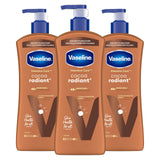 Vaseline Intensive Care Cocoa Radiant Body Lotion – Calming Post-Shower Self-Care Ritual for Dry, Stressed Skin