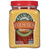 RiceSelect Wheat Couscous – Sustainable Recyclable Jar for Streamlined Waste-Low Pantry Storage