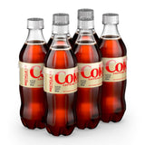 Coca-Cola Diet Coke No Caffeine Soda 16.9 fl oz, 6 Pack – Aspartame Sweetened Cola for Calming Self-Care Moments and Sleep-Friendly Hydration