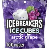 ICE BREAKERS Ice Cubes Gum Pouch – 100-Piece Sugar-Free Fresh Breath for Hiking and Camping