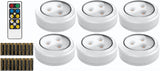 Brilliant Evolution Wireless LED Puck Light 3 Pack – Shock-Free Battery Closet Light Safe Around Pets and Toddlers