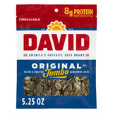 DAVID Original Salted Sunflower Seeds – Hand-to-Mouth Crunch for Crunch-Time Deadlines