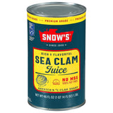 Snow's All Natural Clam Juice, 8 fl oz Bottle - Simple One-Bottle Solution for Effortless Seafood Cooking