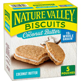 Nature Valley Biscuit Sandwiches Cinnamon Almond Butter – Playdate Snack for Children, Clean Label Whole Grain Cookie Sandwich