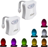 Ailun Toilet Nightlight for Kids Bathroom – Motion Activated Color Changing Bowl Light, Cool to Touch and Battery Operated