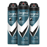 Degree Men Anti-Stain Dry Spray Antiperspirant 3.8 oz (Pack of 3) – Neutral Everyday Defense for a Less-Is-More Bathroom Counter