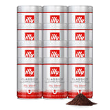 Illy Classico Fine Ground Espresso Coffee – High-End Single-Origin Arabica Blend for Sophisticated Home Brewing, 8.8 oz Repurposable Tin