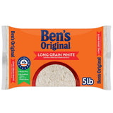 BEN'S ORIGINAL Converted Long Grain Rice, 5 lb Bag – No-Rinse, No-Fuss Weekday Side for Rice Cooker and Stovetop Meal Prep