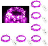 CYLAPEX Battery Operated Fairy Lights 7ft 20 LEDs Warm White Low Voltage 3V Cool to Touch Safe Around Kids Pets and Curtains
