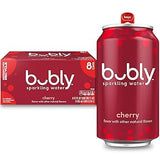 bubly Sparkling Water Blackberry – Quiet Design Sparkling Water for Considered Households Who Skip the Sugar, Pack of 8