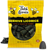 Gustaf's Beehive Dutch Licorice Drops – Fun Backpack and Lunchbox Candy for Picky Eaters, Natural Honey Liquorice from the Netherlands