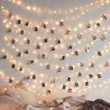 Twinkle Star Copper Wire Fairy Lights – Valentine's Day Gift for Her, Romantic Warm White Ambient Lighting