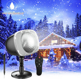 LuminScape Snow Light – One-Piece Projection Solution Replacing Tangled String Lights