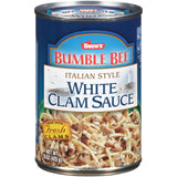 Snow's Italian Style White Clam Sauce, 15 Ounce – Gourmet Seafood Pasta Base for Sophisticated Date-Night Dinners, MSC Certified