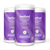 Method All-Purpose Recycled Canister Wipes – Simple French Lavender Solution for Clutter-Free Counter Tops