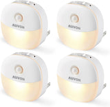 AUVON LED Night Light 4 Pack – Hands Free Nighttime Navigation Light to Reduce Trip and Fall Hazards After Dark