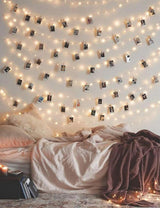 Aurora Glow Uncluttered Fairy String Lights Battery Powered – Neutral Tone Wall Lighting
