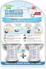 TubShroom Non-Toxic Shower Drain Protector for Households Avoiding Chemical Drain Openers - Safe for Septic and Pipes