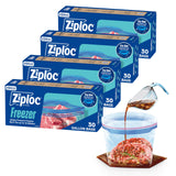 Ziploc Grip n' Seal Gallon Freezer Bags – Reliable Closure for Freezing Homemade Baby Food and Family Portions