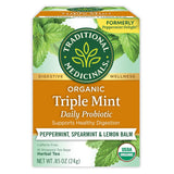 Traditional Medicinals Organic Triple Mint Tea – Soothing Daily Herbal Brew for Wellness Enthusiasts and Home Sanctuary