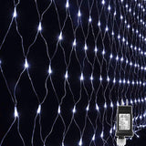 LYHOPE Christmas Net Mesh Lights – Ambient Holiday Backdrop for Indoor Reading Nook, Stair Railing, and Fireplace Hearth