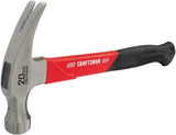 CRAFTSMAN Fiberglass-Handle Hammer with Shock-Absorbing Overmold for Reduced Hand Fatigue