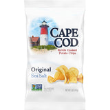 Cape Cod Kettle Cooked Potato Chips 5oz Single Serve – Low-Sodium Snack Option for Wellness-Minded Adults